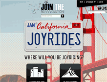 Tablet Screenshot of joyridemotors.com